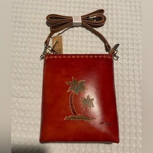 Red Hawaii crossbody bag